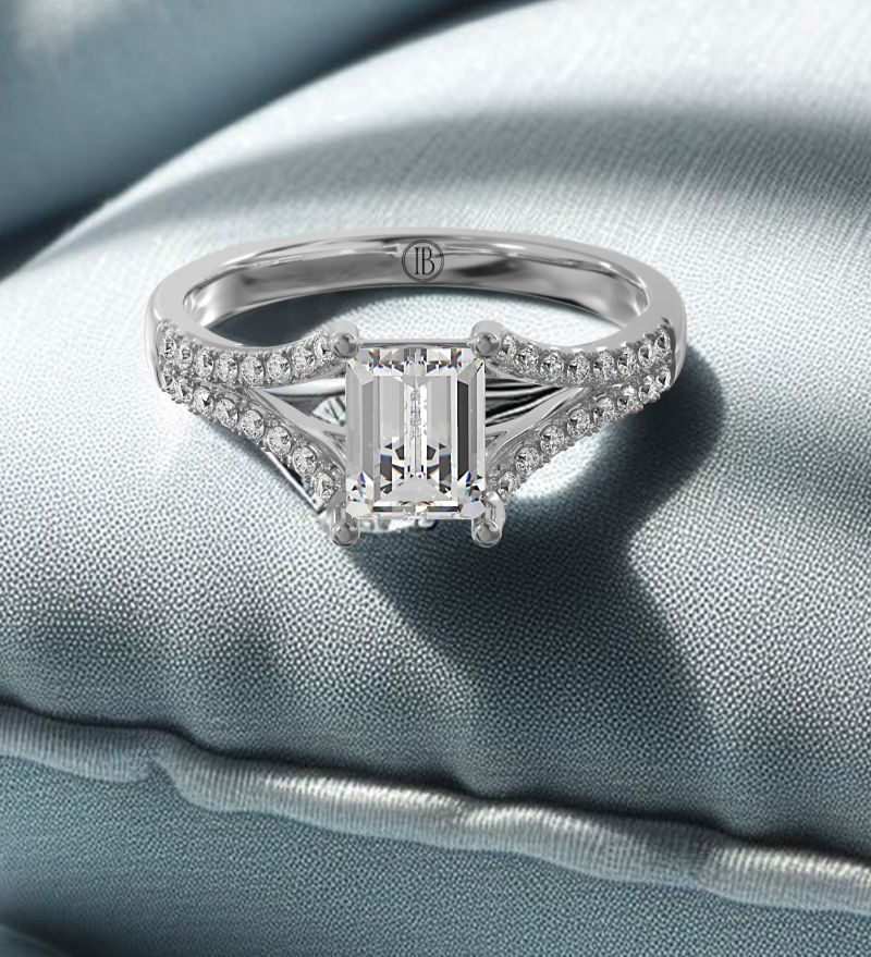emerald cut diamond ring intro panel