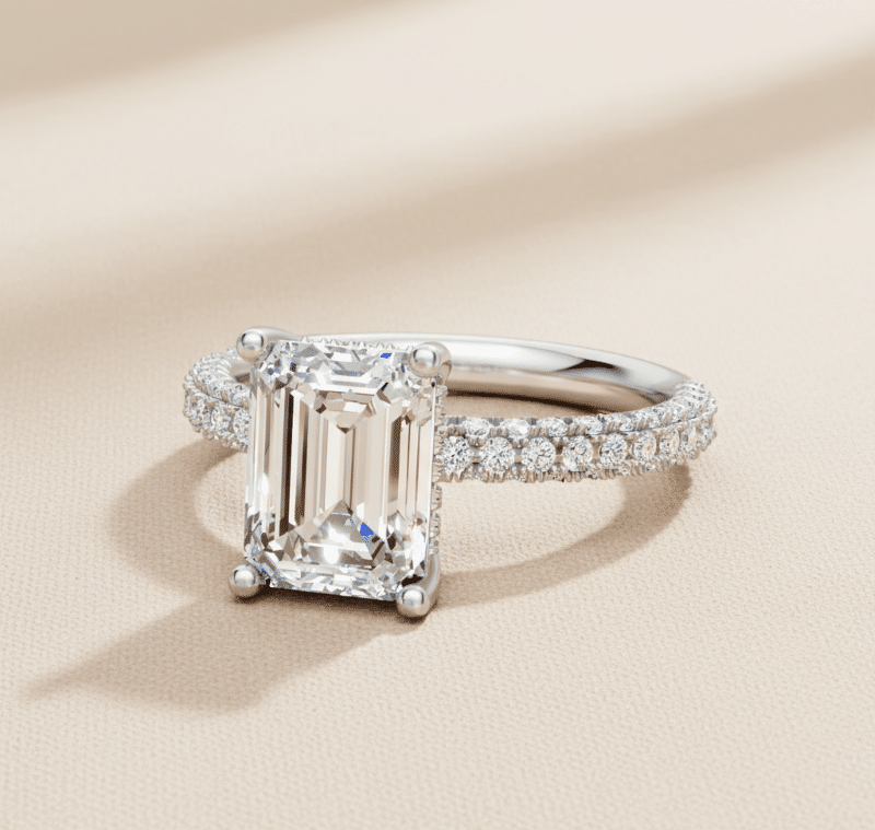 emerald cut clarity color panel