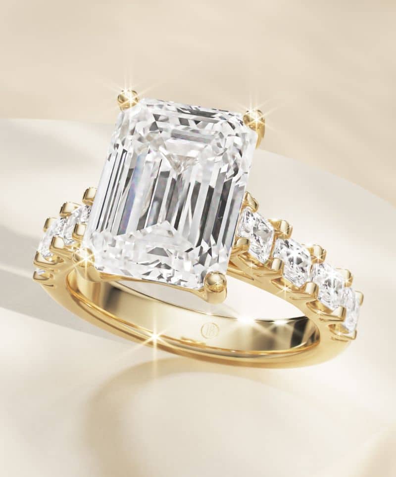 emerald cut setting style panel