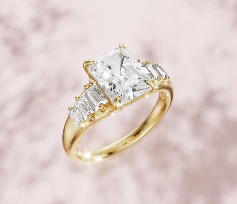 radiant cut "Your Ring, Your Setting" panel