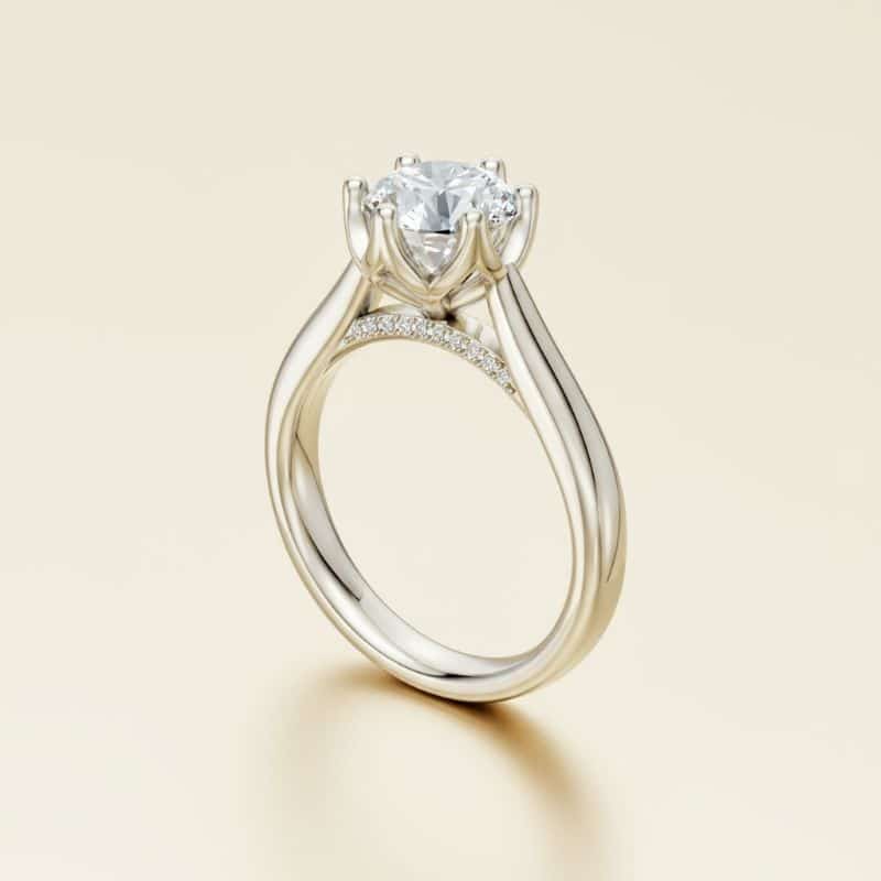 round cut diamond prong panel image