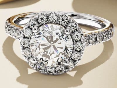round cut diamond solitaire example