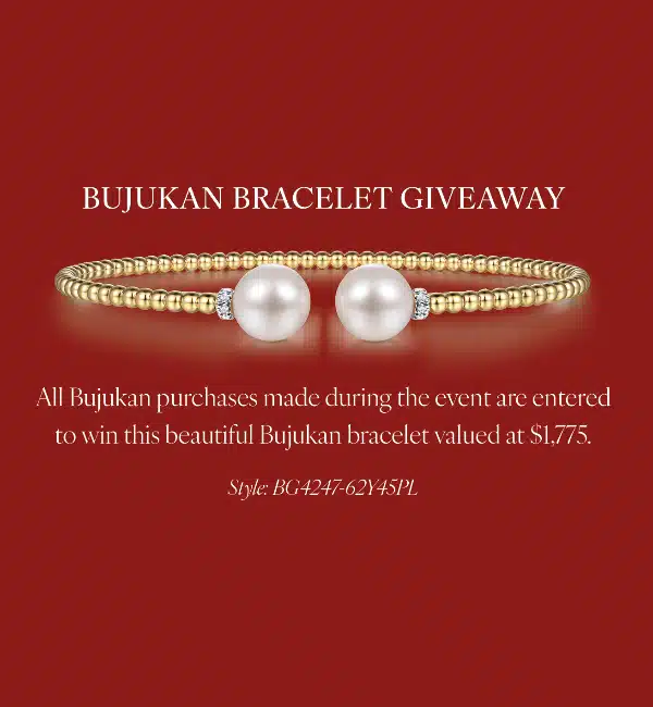 Bujukan bracelet giveaway valued at $1,775